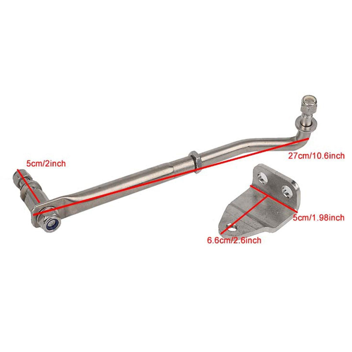 Outboard Motor Adjustable Length Steering Lever Arm Easy to Install Steering