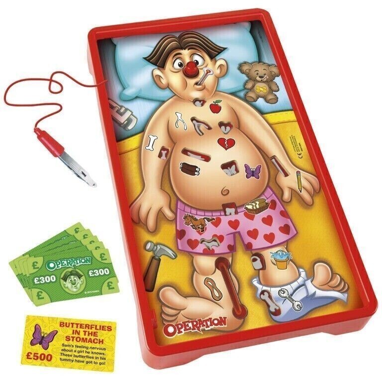 Classic Operation Game Electronic Board Game Boxed For 6+ Kids UK