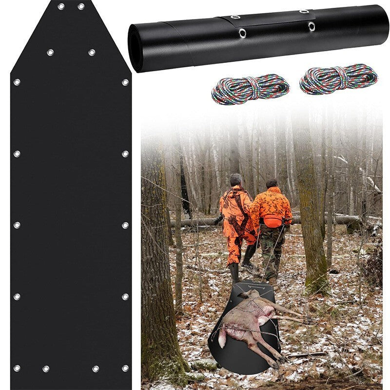 Deer Drag Sled Thickened Utility Sled for Transporting Fishing Hunting Game