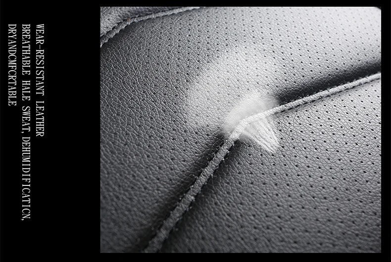 For Mercedes-Benz C-Class Right Driver Side Bottom PU Leather Seat Cover Black
