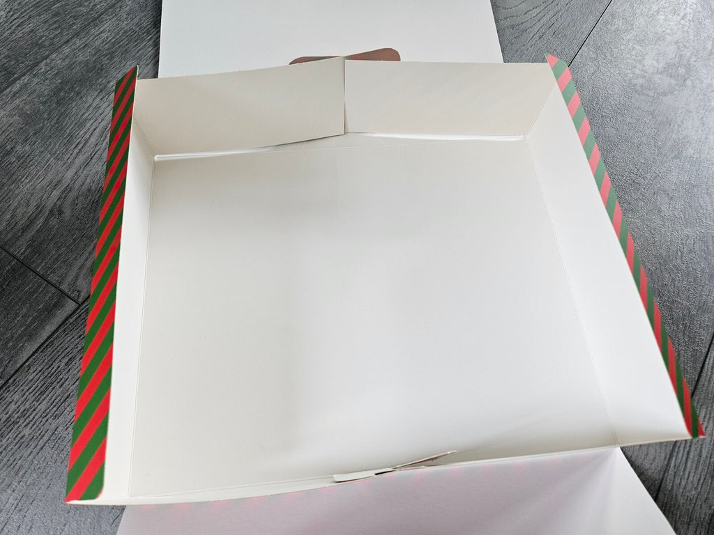 5PCS New Blank Christmas Gift Box, Red, Green, Xmas, Santa