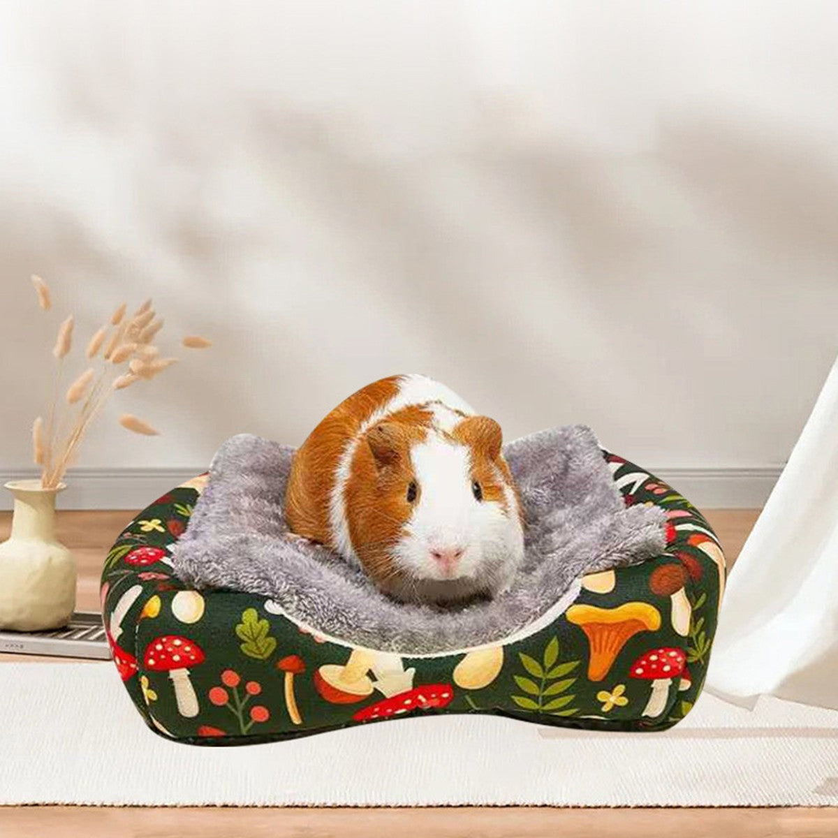 Guinea Pig Nest Set of 2 Washable Hamster House Small Animal Sleeping Bed