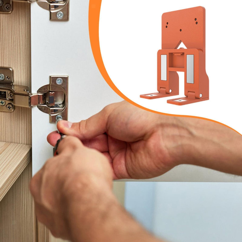Cabinet Door Hinge Jig 2.6mm Gap Magnetic Alignment Tool Mounting Jig Fixing