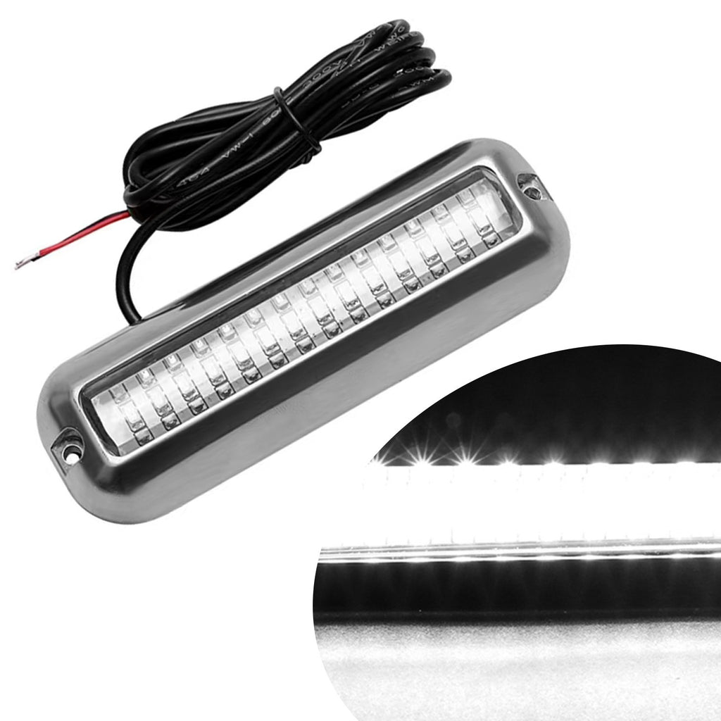 80W Underwater Boat Transom Light 42 LED Lamp Marine Boat For Yacht Taillight