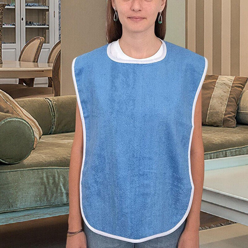 4pcs Bibs for adults woman men eating bibs aprons long for the elderly seniors