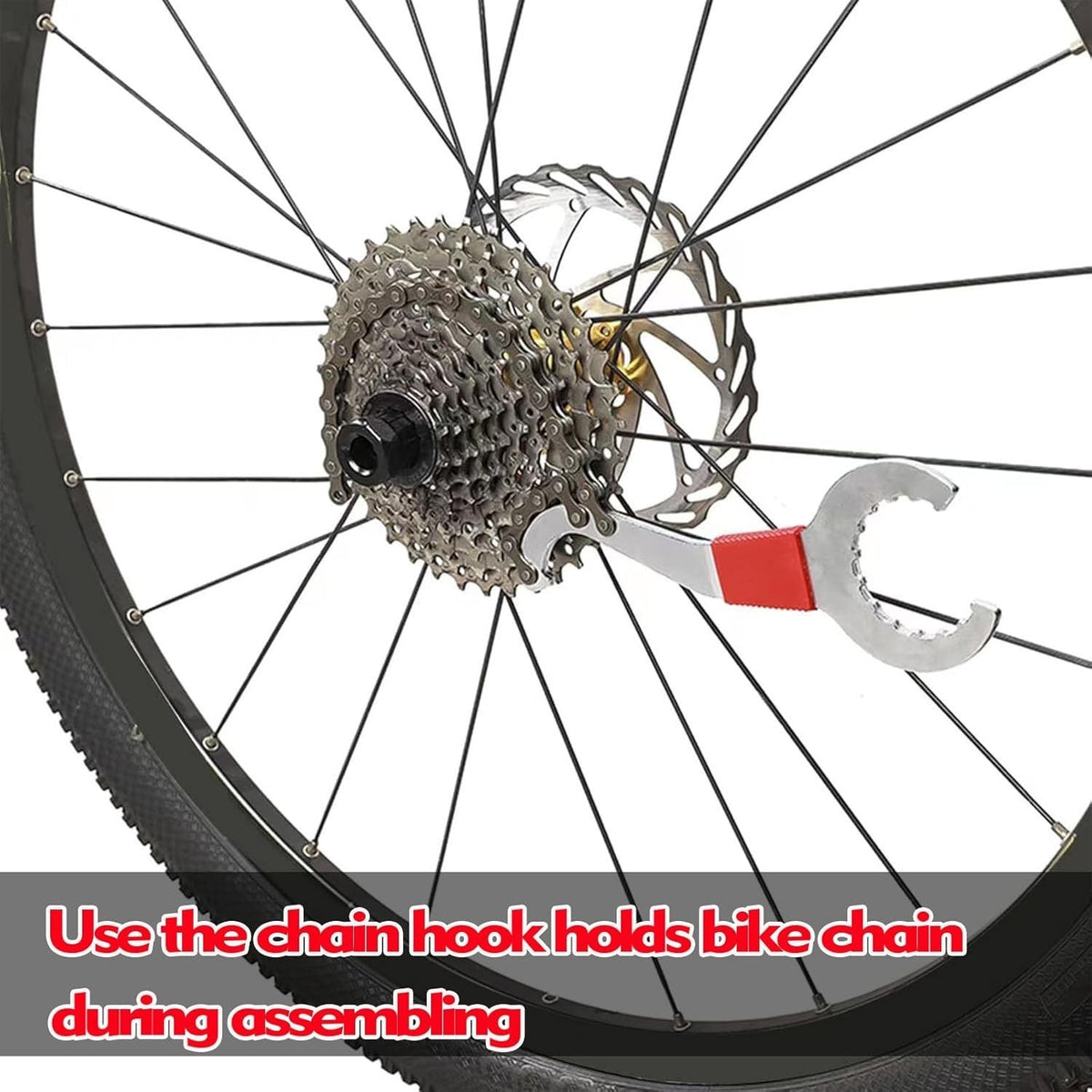 Bike Cassette Removal Bicycle Remover Lockring Repair Tool Freewheel Flywheel li
