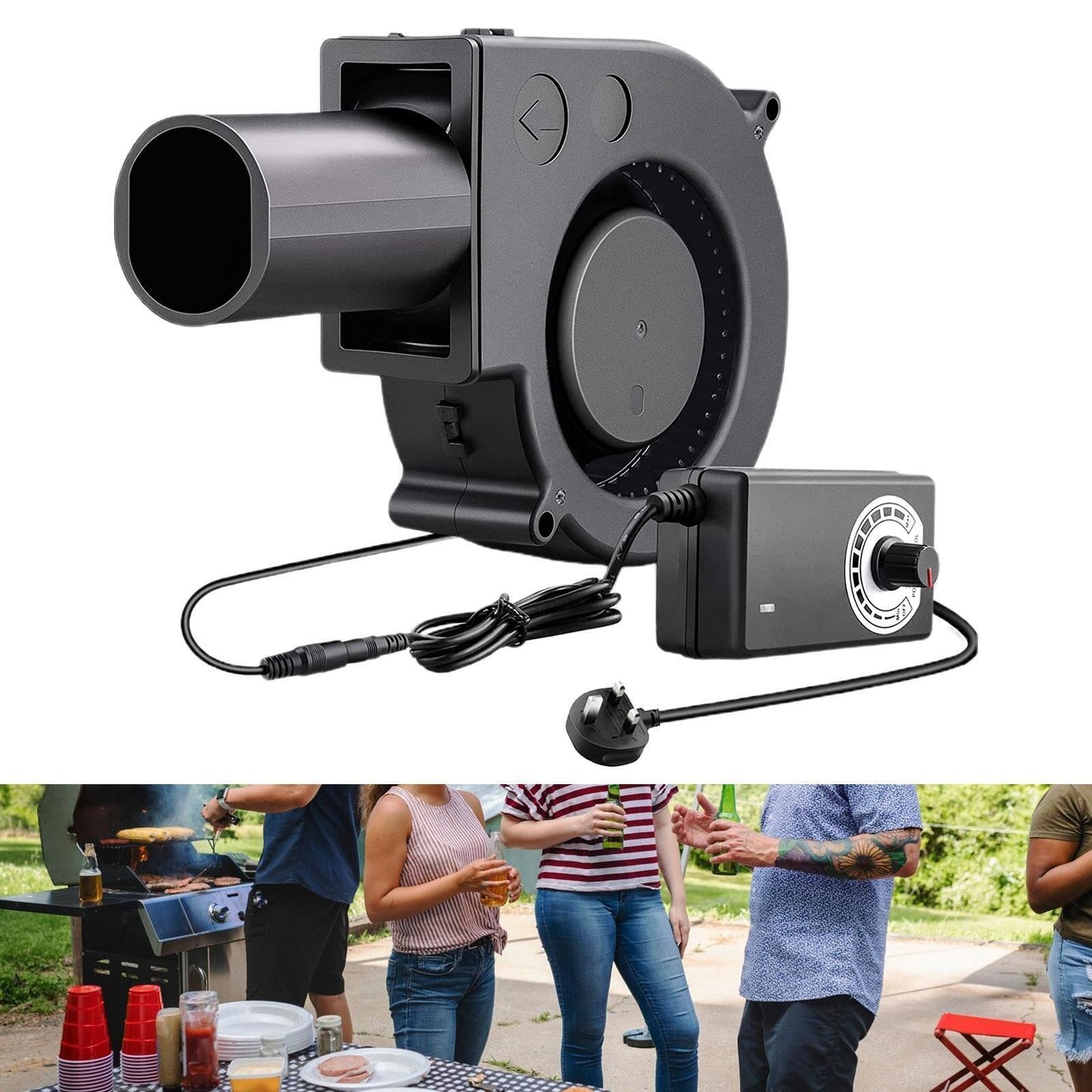 Adjustable 12V 2A Blower fan For BBQ Heater Blower Air blower Cooking Machine UK