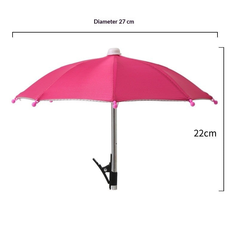 Phone Holder Umbrella Clip Outdoor Umbrella Phone Mount