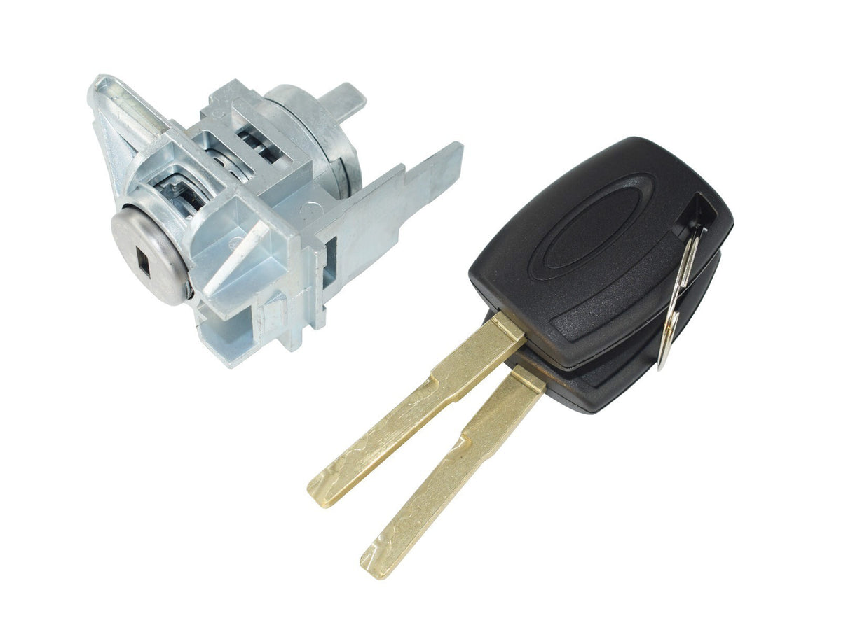 FRONT DOOR LOCK BARREL CYLINDER & 2 KEYS FOR FORD FIESTA VI 2009-2015 1552849