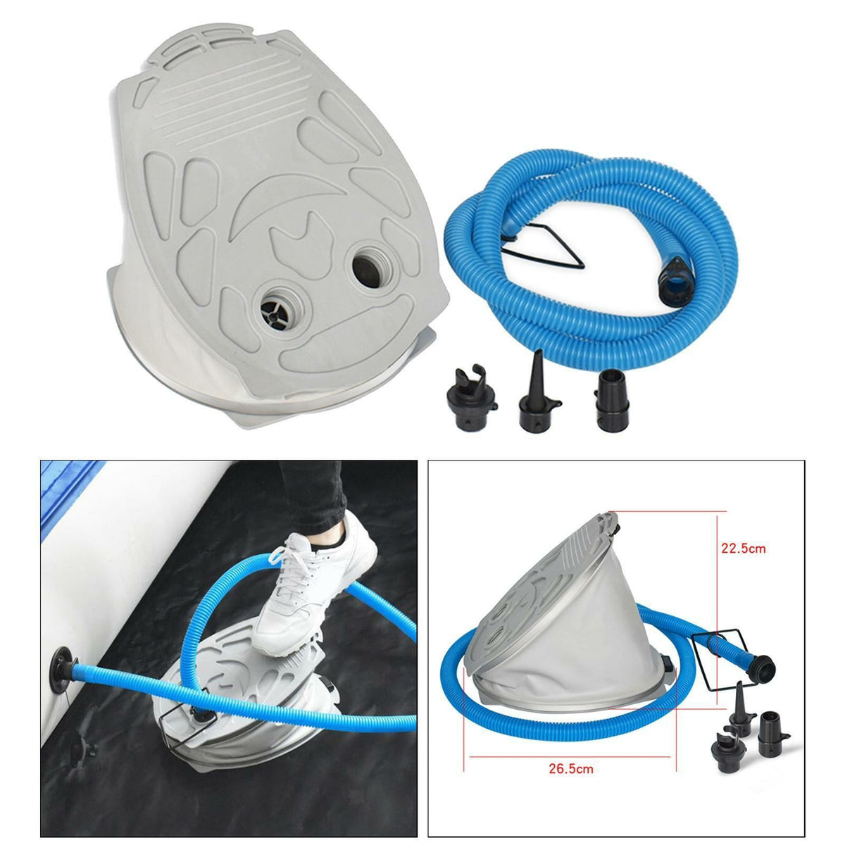 Foot Pump Inflatable Boat Pump Bellows Foot Pump