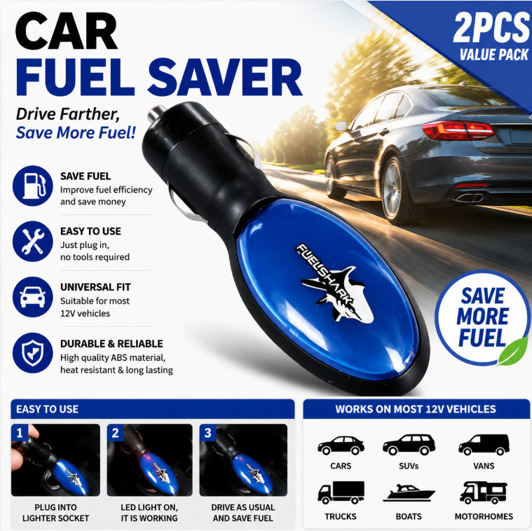2PCS Gas Saver,Fuel Sync-Drive Farther,Save More Fuel Instantly, Automotive 🔥