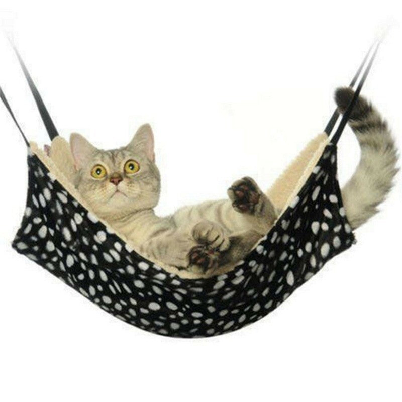 Pet Cat Hammock Warm Hanging Bed Mat Soft Cage Bed For Small Pets Sleeping Rest
