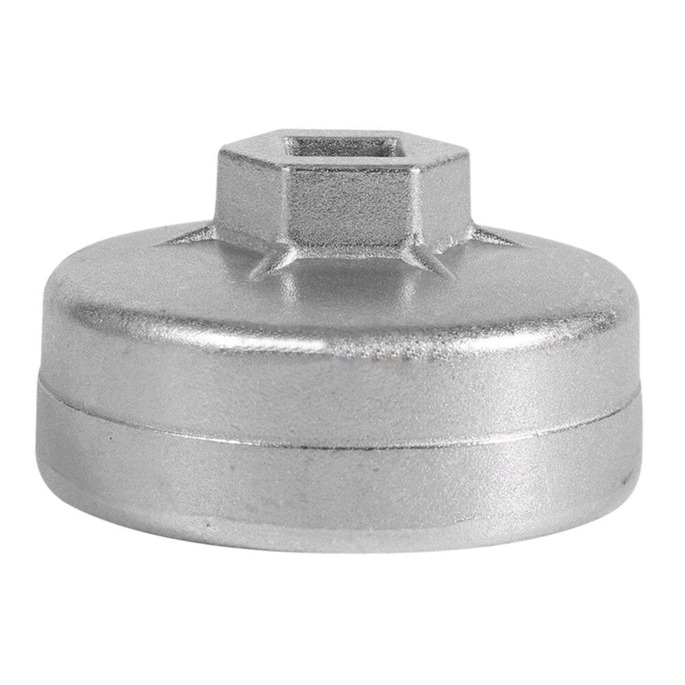Universal 74mm 14 Flute Aluminum Oil Filter Socket Wrench Car Remover Tool