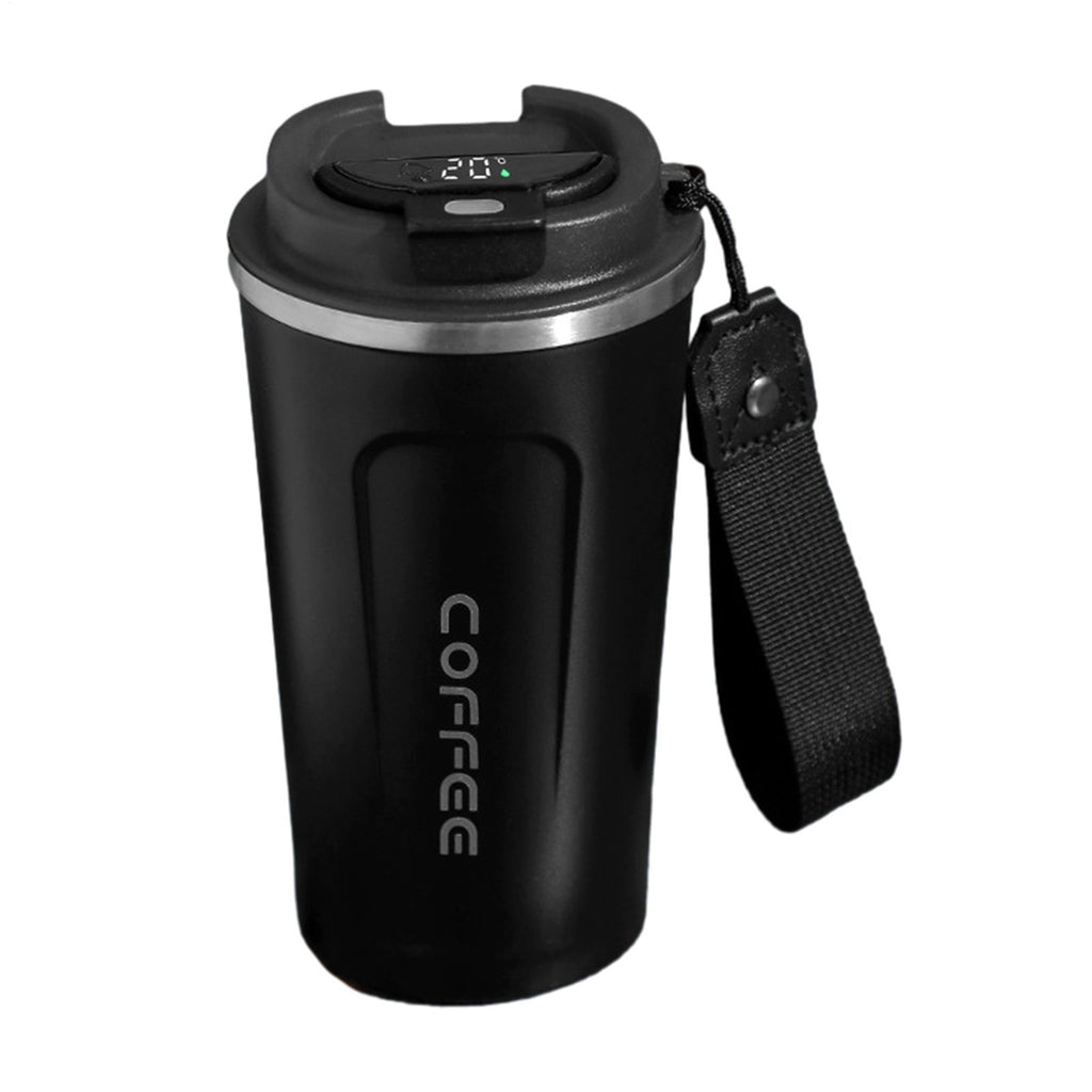 Smart Thermo Travel Coffee Mug Cup Thermal Stainless Steel Vacuum Flask 510ml