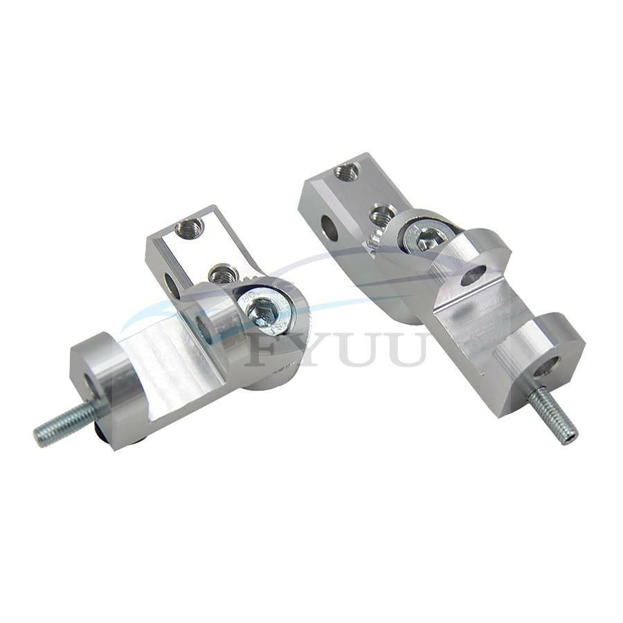 Universal CNC Aluminum Motorcycle Foot peg Passenger Footpeg Lowering Kit