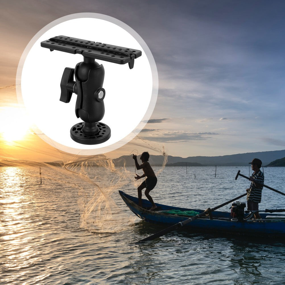 Fish Finder Mount Base Kayak Bracket Fishing Rod Support Stand Ram