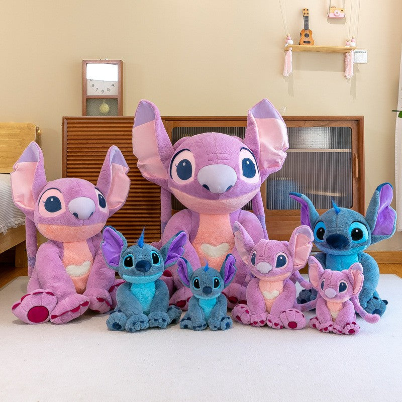 LiloStitch 30/45/60cm Plush Stuffed Doll Large Stuffed Sleeping Pillow Toys Gift