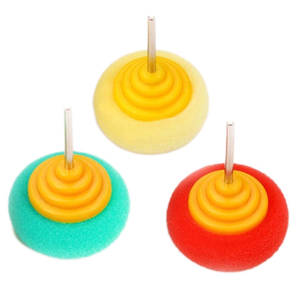 Foam Drill Polishing Pads Buffing Wheel 3mm Shank Diameter 40mm Diameter