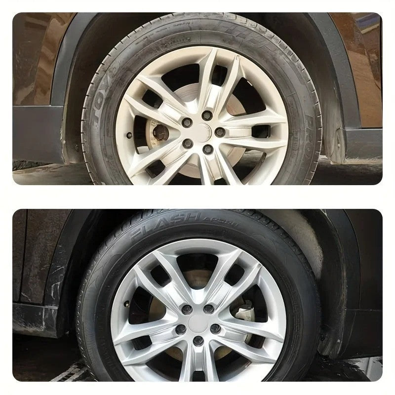 Black Shiny Tire Wax Long Lasting Protection Repair For All Tyre Types