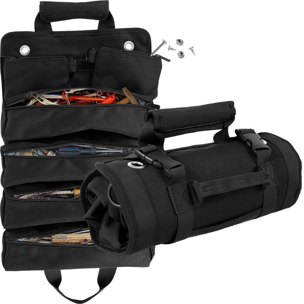 Tool Roll Organizer Tool Roll Up Oxford Bag Tool Large Wrench Super Big Pouch UK