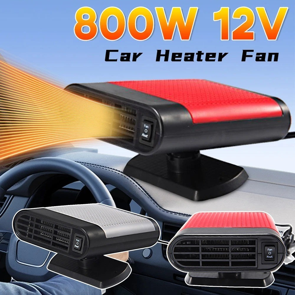 800W Car Heater Portable Electric Heating Fan Defogger Defroster Demister 12V
