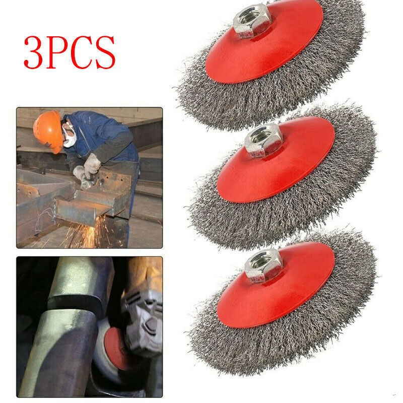 Stainless Steel Wire Brush For Angle Grinder Rotary Die Grinder Removal Wheel