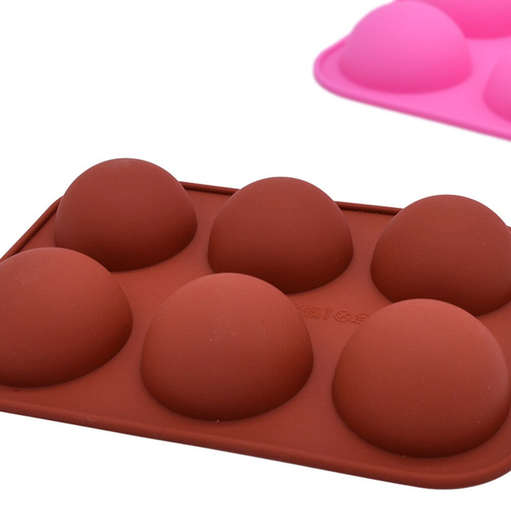 Semi Sphere Half Round Silicone Bakeware Mould Dome Chocolate Bombe Pan Baking