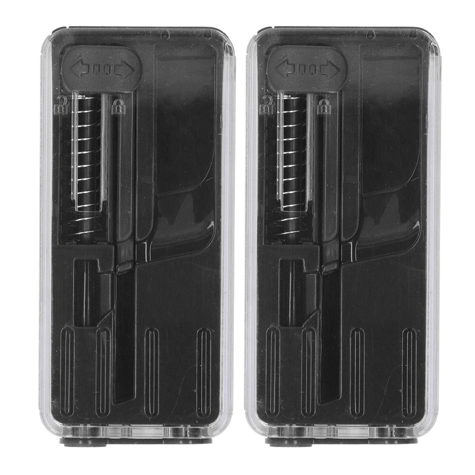 (Black)Crushball Dispenser 2 Pcs Cigarettes Apsules Dispenser Cigarette