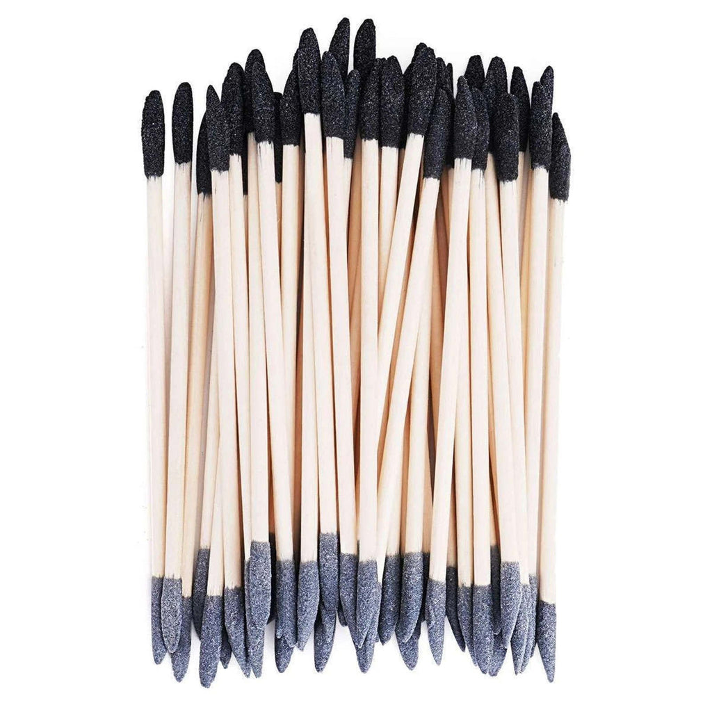 50 Count Sanding Sticks Dual Head 150 Black 280 Gray for Smoothing Small Spots