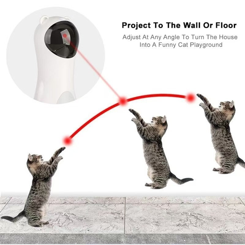 Automatic Cat Toys Interactive Smart Teasing Pet LED Laser Indoor Cat Toy HOT UK