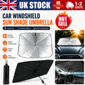 Car Windshield Sunshade Umbrella, Front Window UV Reflector, Foldable Sun Visor