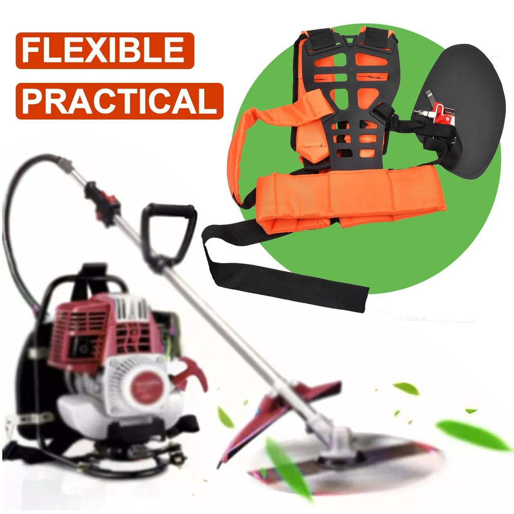 Adjustable Padded Shoulder Harness Strap Garden Brush Cutter & Trimmer Strimmer