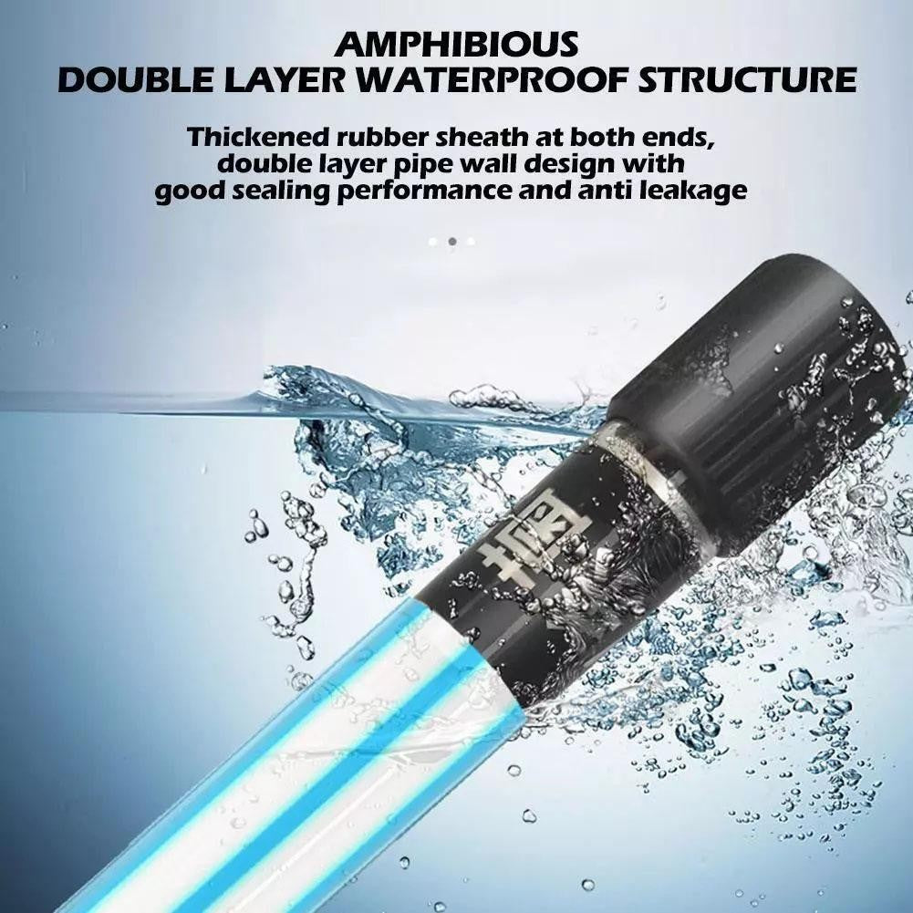 Waterproof Submersible Fish Tank UV-C Light Aquarium Water Clean Sterilizer Lamp