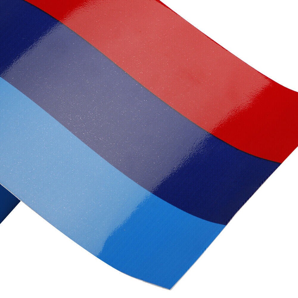 M-Colored Stripe Sticker car Vinyl Decal 2M For BMW M3 M4 M5 M6 3 5 6 7 Series