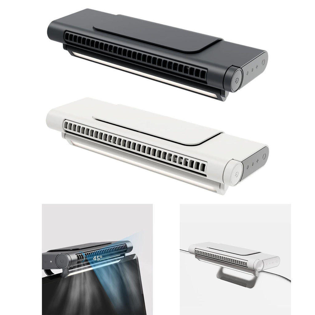 Computer monitor fan adjustable speeds on screen clip for.*
