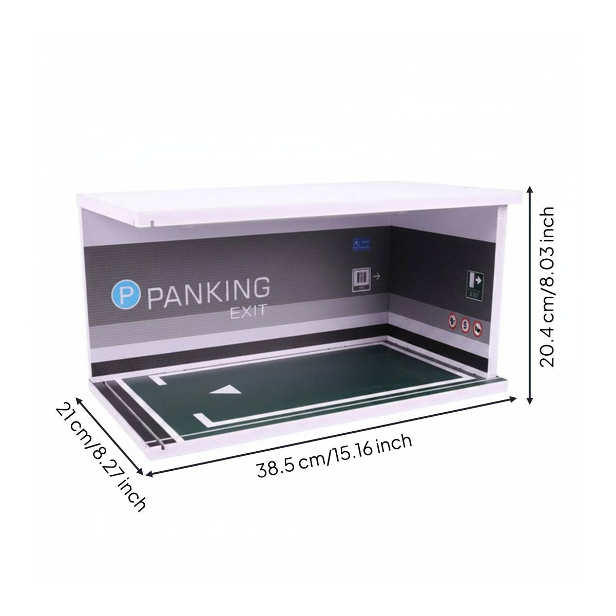 LED Model Car Display Case Gift Idea 1:18 Car Display Box Realistic Details