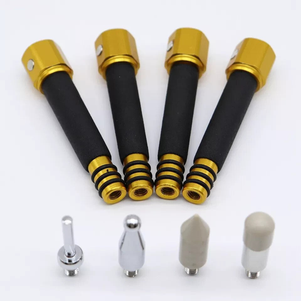 Professional PDR Paintless Dent Repair 4pc Tapper Knockdown Set with Tips