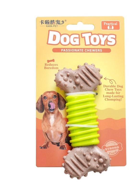 Set of 2 Bamboo Pet Dog Puppy Chew Toy Strong Durable Dental Health Natural