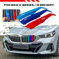 Front Kidney Grille M-Color Strip Insert Clip Trim For BMW 5-Series i5 G60 2024+