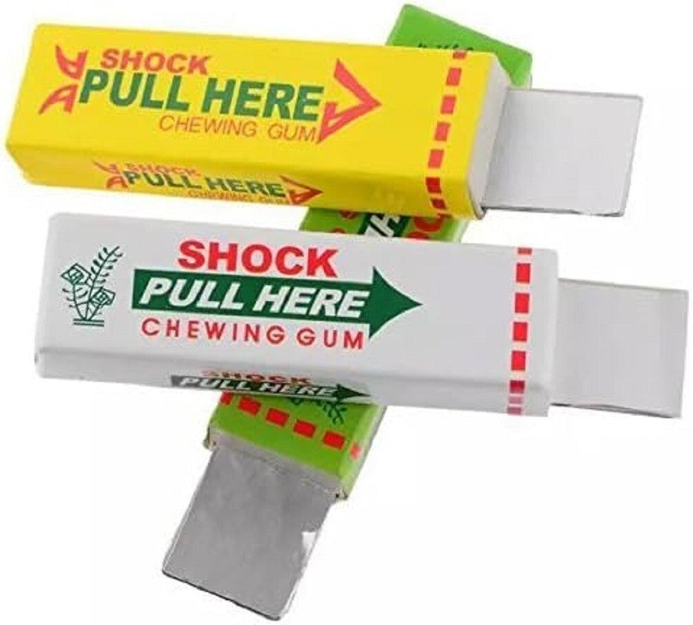 6 pcs Electric Shock Joke Chewing Gum Shocking Toy Gift Gadget Prank Trick Gag