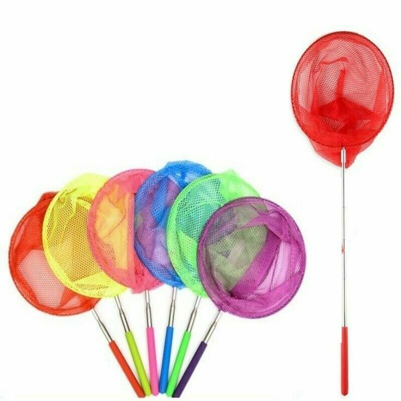 Kid Extendable Telescopic Fishing Net Sea Pond Bug Butterfly Catcher 2.8 FT LONG