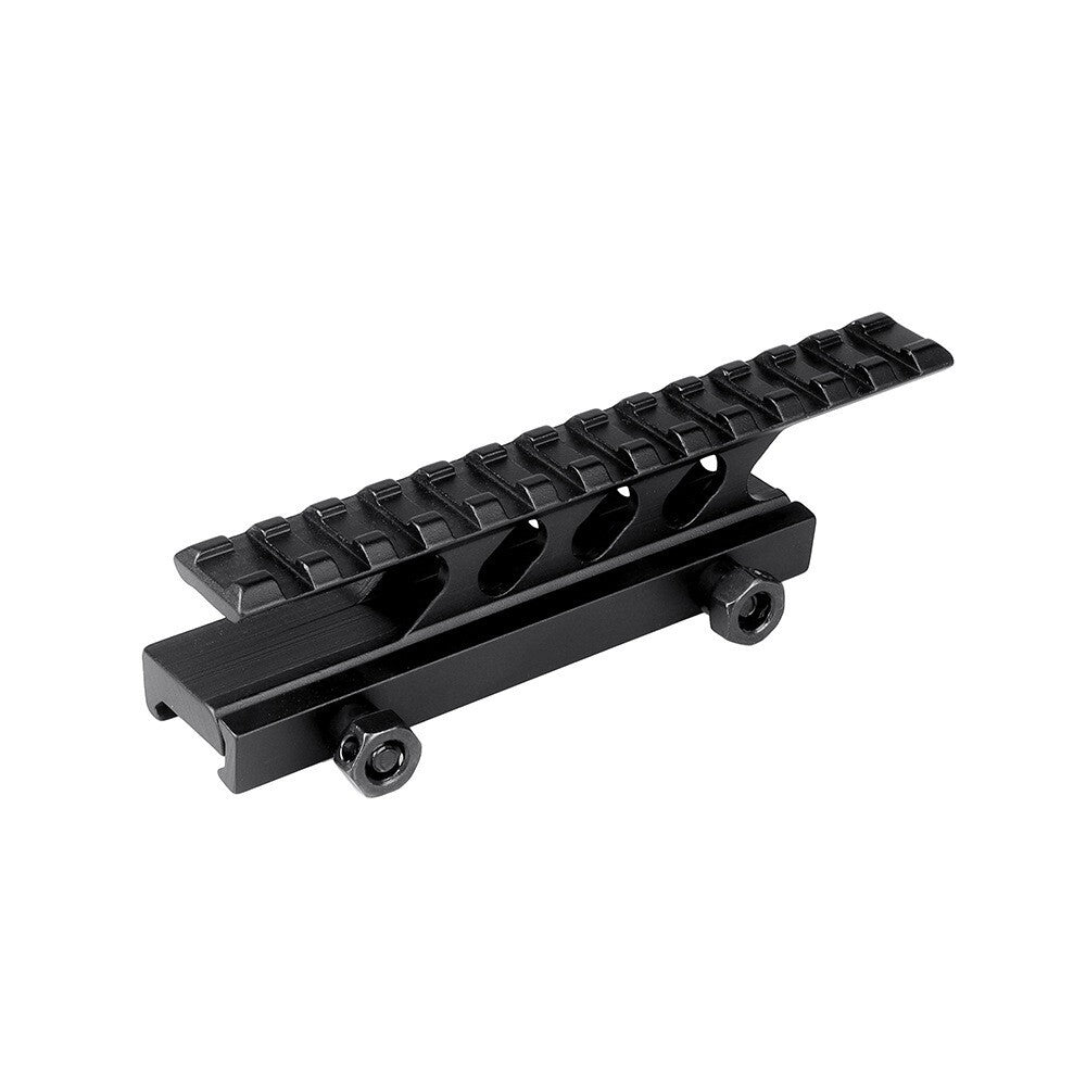 Tactical 13 Slot High Riser Mount Picatinny Rail Lightweight Laser Scope Base