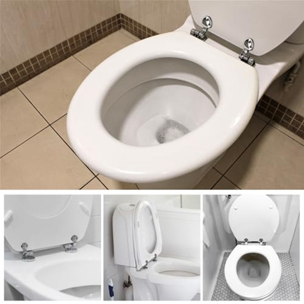 Replacement Toilet Lid Hinges with Soft Close and Complete Accessories