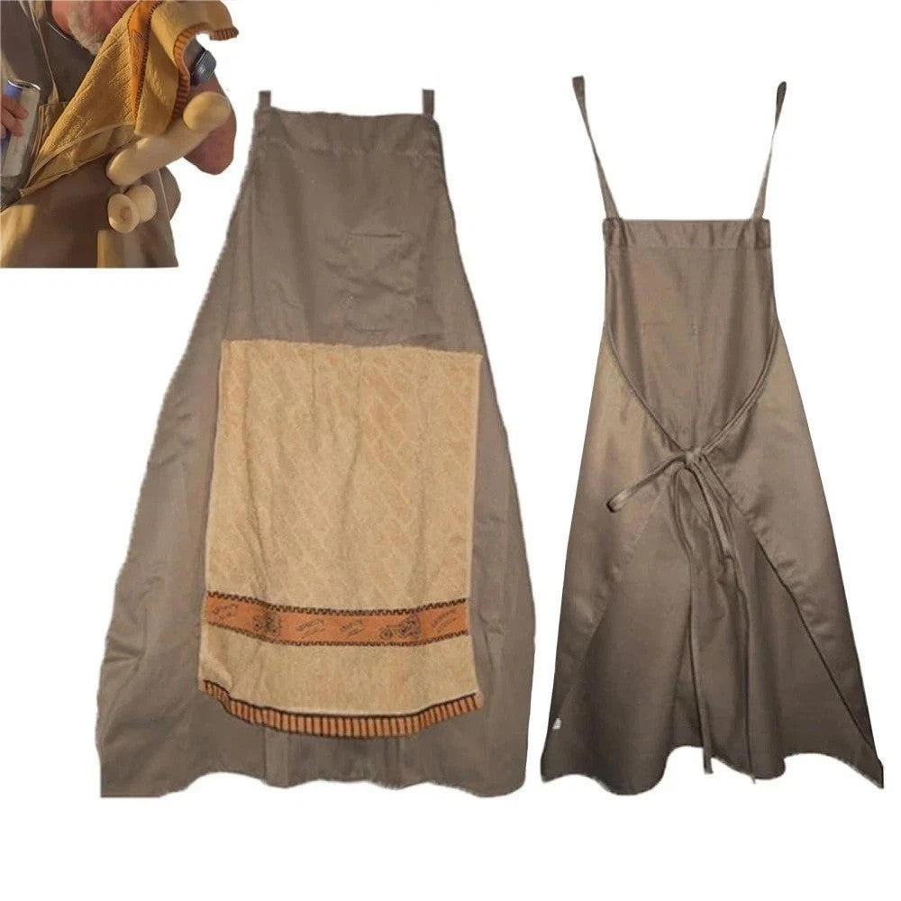 Chef's Prank Apron, Creative Head Prank Apron with Hidden Surprise Gag Gift