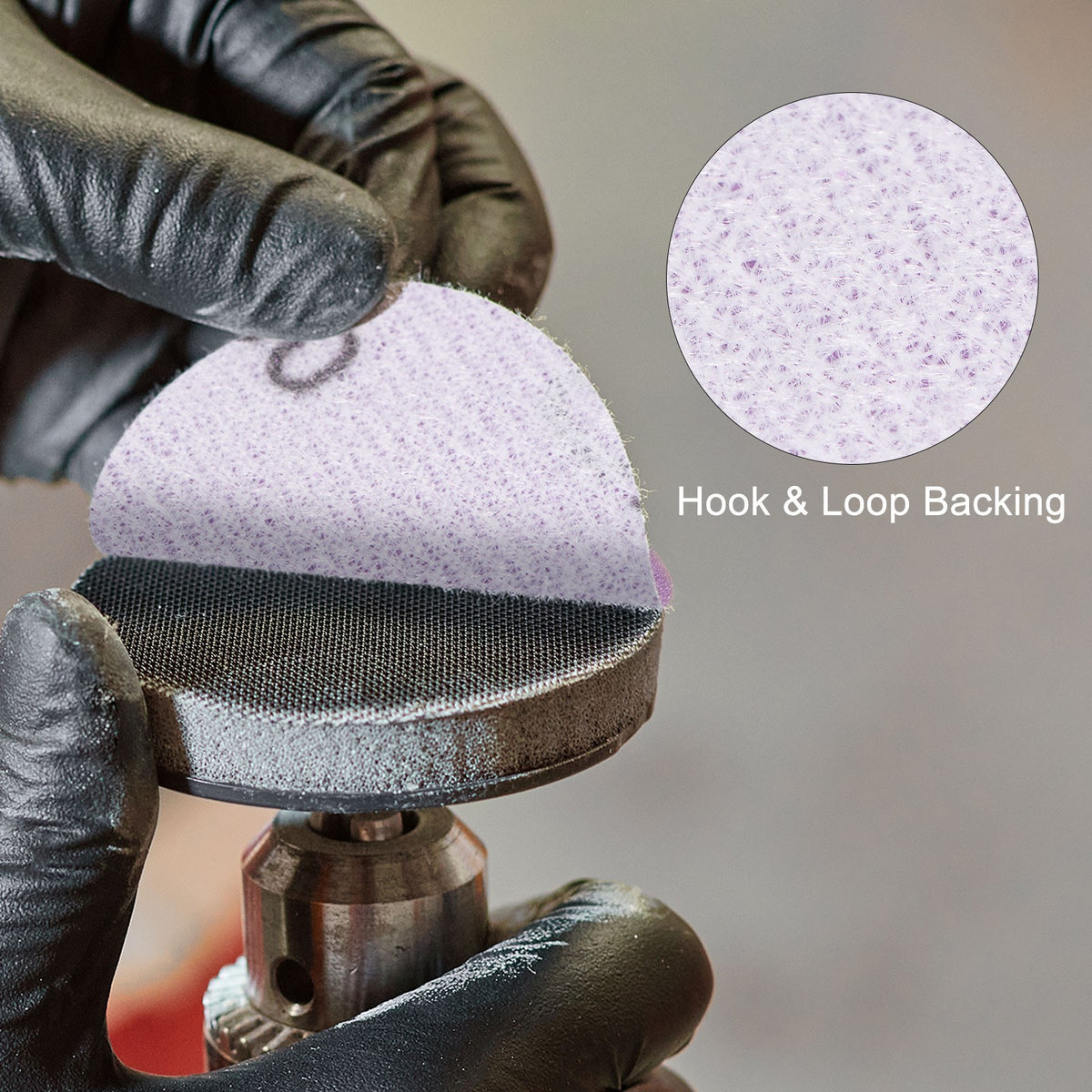 50pcs 1200 Grit Purple Sanding Discs 3 Inch Hook and Loop Circular Sandpapers