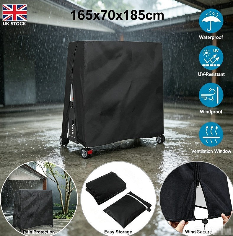 Table Tennis Cover Heavy Duty Waterproof Outdoor Indoor Ping Pong Table Storage