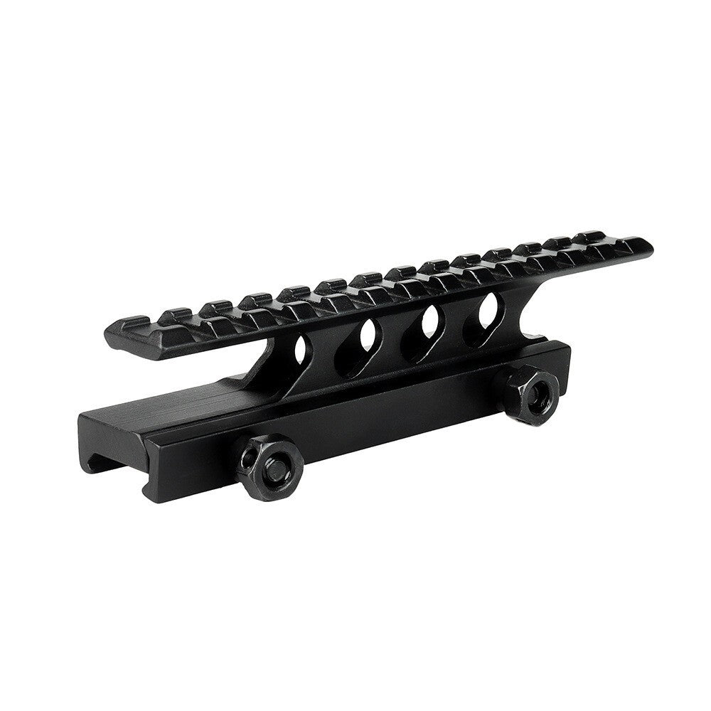 Tactical 13 Slot High Riser Mount Picatinny Rail Lightweight Laser Scope Base