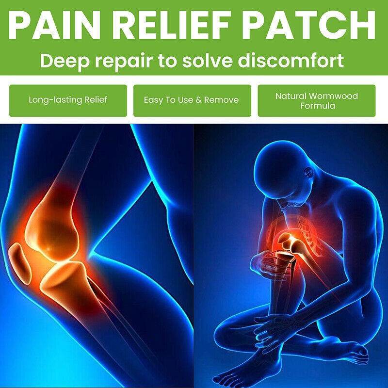 Wellknee Pain Relief Patches Herbal Plaster Joint Ache Knee Pain Relief Pad UK