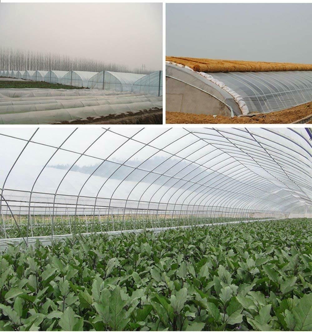 Heavy Duty Thick Clear Film Poly Tunnel Plastic Sheet Garden Greenhouse Cover UK