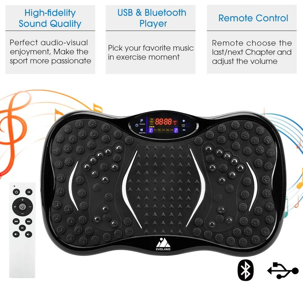 Power Vibration Plate Vibrating Machine Platform Exercise Body Shaker Massager